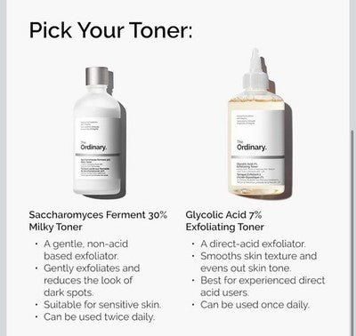 The Ordinary Saccharomyces Ferment 30% Milky Toner New, 1 Count (Pack of 1)