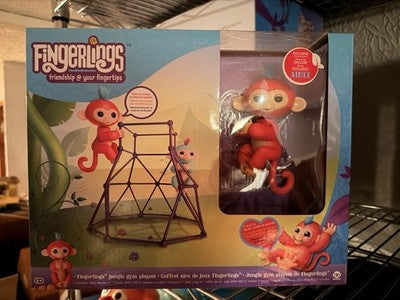 Fingerlings PlaySet - Monkey Bar Playground + Liv the Baby Monkey NEW
