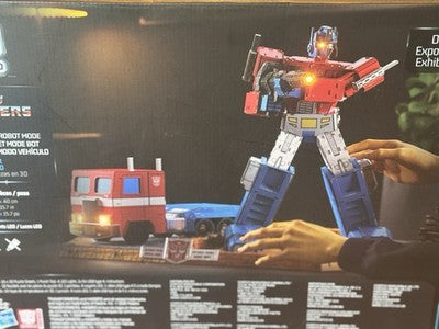 4D Build: Transformers Optimus Prime & Truck 3D Model Kit Puzzle with LE
