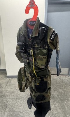 Teetot Adventure Factory Special Forces Camo Costume Child Size 3-4 NWT Dress Up