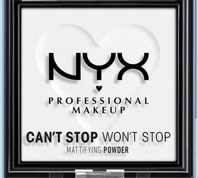 NYX Makeup Can't Stop Won't Stop Mattifying Pressed Powder-11 BRIGHT TRANSLUCENT