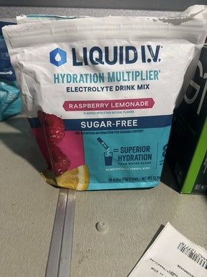 Liquid I.V. Sugarfree Hydration Raspberry lemonade New