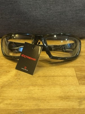 NEW Extremis XT1-11 Clear Anti-Fog Safety Glasses Black Frame Radians XT1-11
