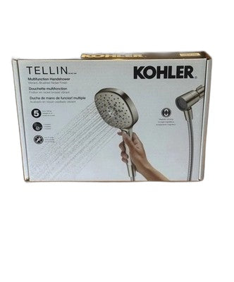 Kohler Tellin™ Multifunction Handshower – Vibrant Brushed Nickel