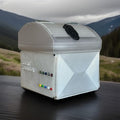 HAND MADE LOGICAL LOCK BOX SAFE W/ 4 BUTTON CODE-METAL LOCK-LEDS+AUDIO PORTABLE