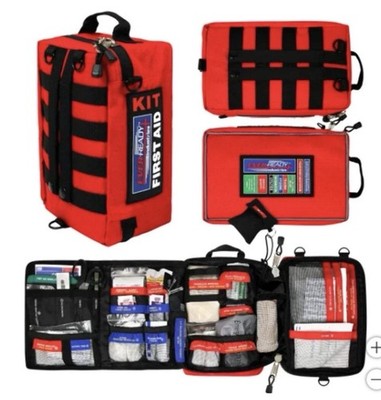 Brand New Ever-Ready First Aid Kit 217 Pieces Emergency Medical Supplies