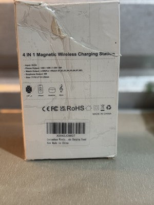 Wireless-Charger Charging-Station-Cube 4 in 1 Magnetic Charging Base