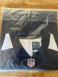 NFL Dallas Cowboys Dak Prescott #4 On Field Navy Jersey L White Stitch
