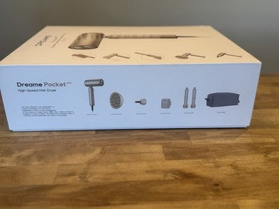 Dreame Pocket Ultra High-Speed Hair Dryer Titanium Gold Dual Voltage Travel NEW⁠