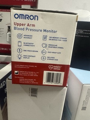 Omron Evolv Upper Arm Blood Pressure Monitor Bluetooth HEM-7600T Wireless New