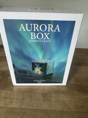 Aurora Box S10 Ambient Light Bluetooth Speaker Night Light Projector NIB