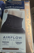 New Copper Fit Elite Back Support W/ Air Flow Back Brace- 30''-50'' Waist Cir