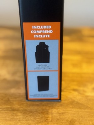 New Chaleco 32 Degrees Heat Rechargeable Heated Vest Size L/G Battery Pack