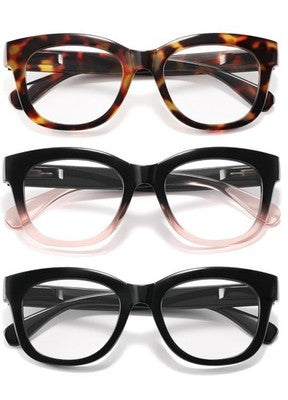 Reading Glasses for Women Oprah Blue Light Reading Glasses w/ Spring Hinge,