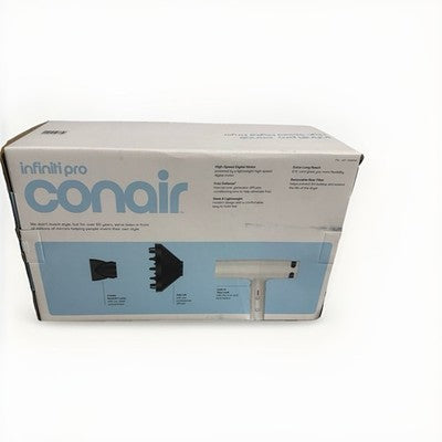 New InfinitiPRO by Conair High-Speed Digital Hair Dryer W/ Attachments Brand
