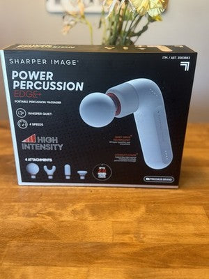 Sharper Image Power Percussion Edge+ Mini Small Portable Percussion Massager