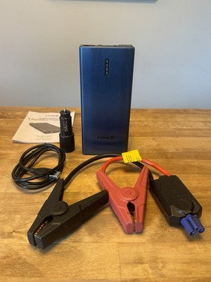 Type S Battery Charger Jumper Cable Starter Pack AC56789 200A Peak Emergency Kit
