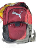 Puma Challenger Backpack Black & Red | Water Resistant Daypack | School, Work