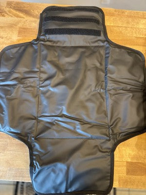 AUGIE DEAN DIAPER CHANGING BAG TOTE-FOLD OUT STATION STROLLER STRAPS WATERPROOF