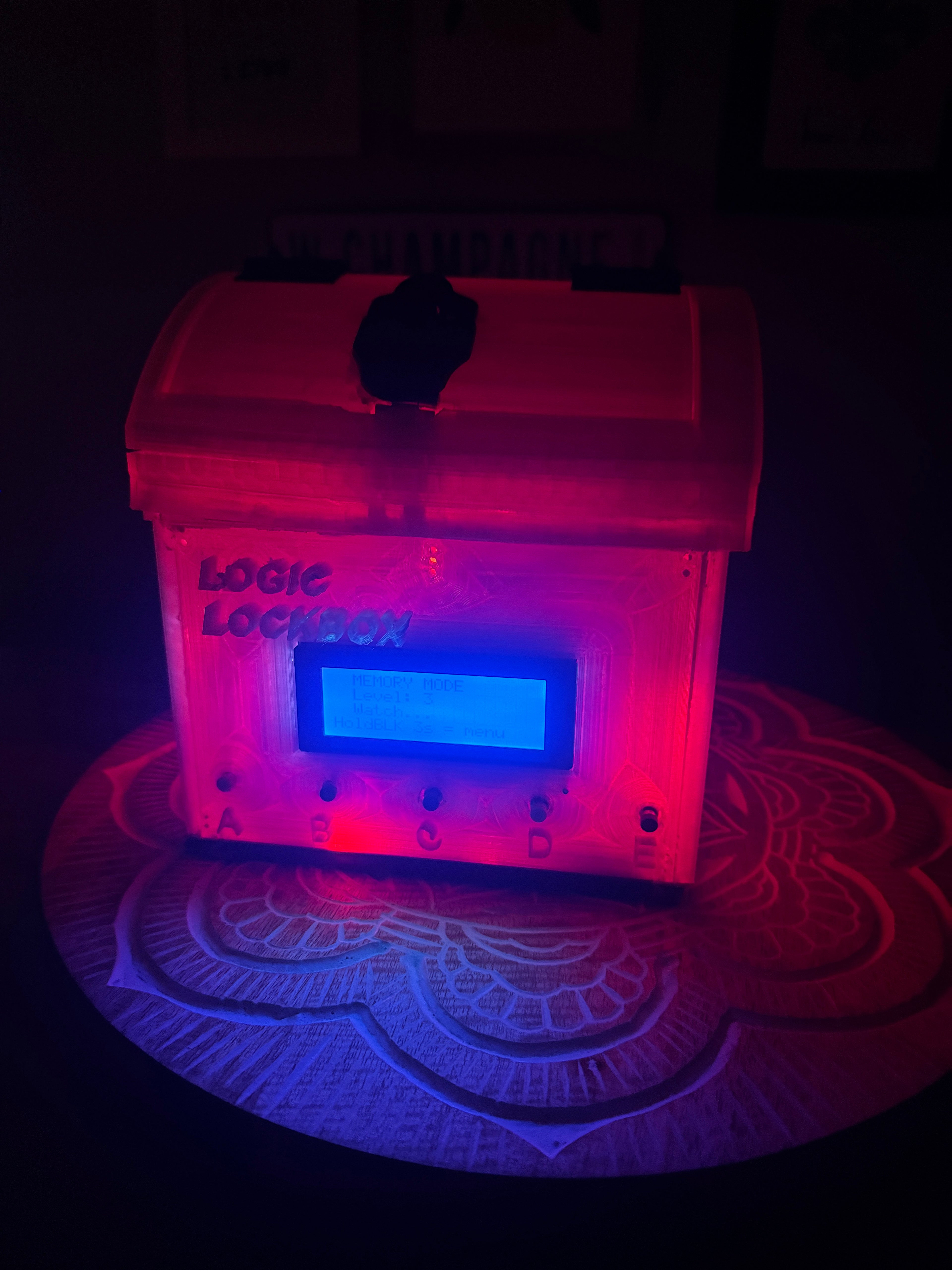 STEM Logic Lock Box – Interactive Puzzle Safe  Lights, 60+ Sounds, & 150+ Quest