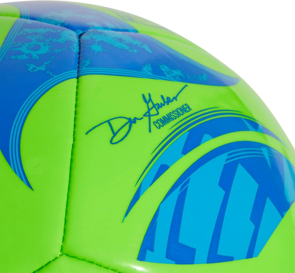 ADIDAS MLS OFFICIAL LEAGUE SOCCER BALL GREEN GLORY BLUE SIZE 3 FIFA