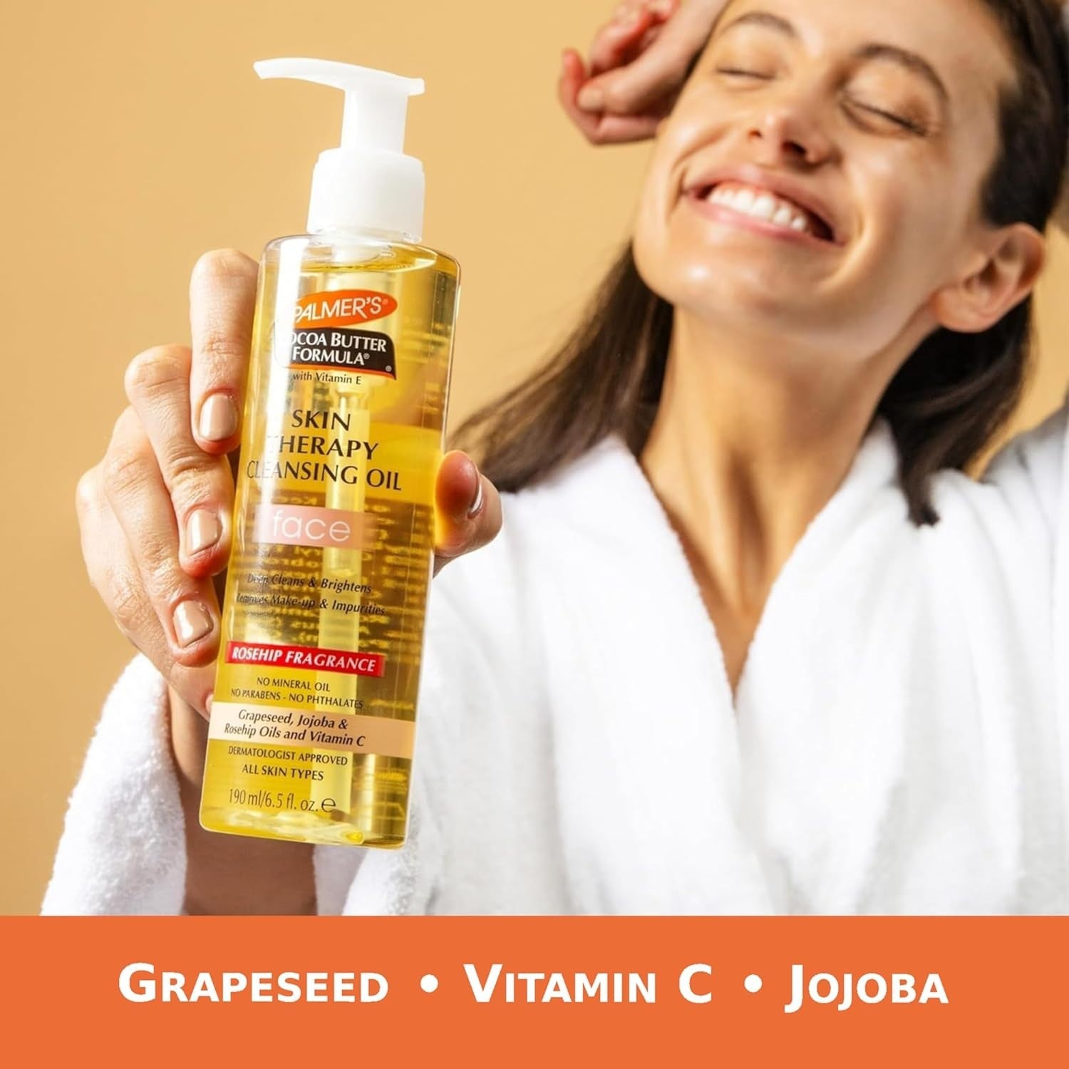 Palmer's Cocoa Butter Formula Skin Therapy Cleansing Oil, Gentle Makeup Remover