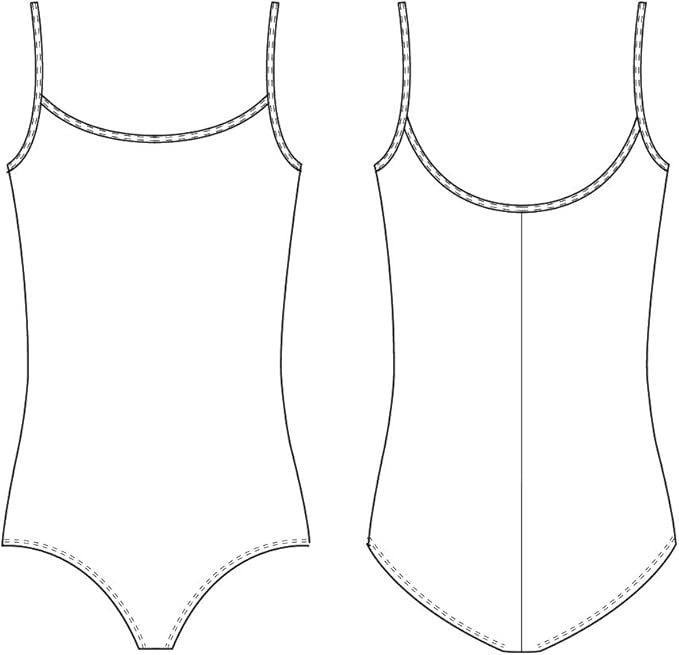 Bloch girls Dance Girls' Parem Microlux Camisole Leotard Almond 8-10