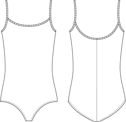 Bloch girls Dance Girls' Parem Microlux Camisole Leotard Almond 8-10