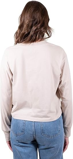 Ultra Game Women's NBA Super Soft Crop Top Pullover Sweatshirt NY Knicks Medium