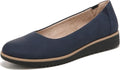 Women's SOUL Naturalizer, Idea Ballet Flat H9773S2402 Navy FABRIC-AND-SYNTHETIC