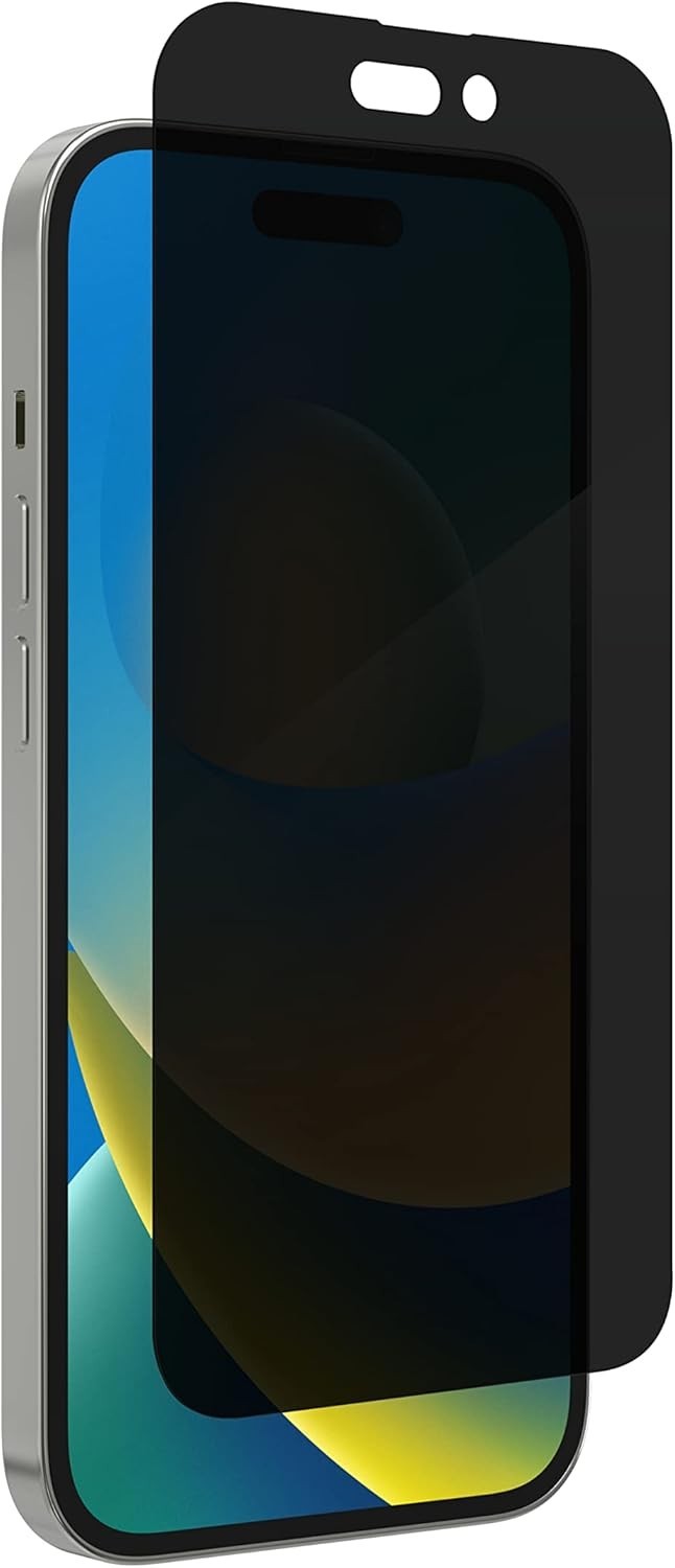 ZAGG InvisibleShield Glass Elite Screen Protector for iPhone 14 Pro Max, Privacy
