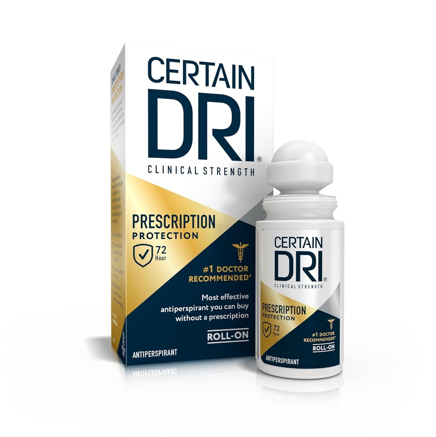 Certain Dri Prescription-Strength Clinical Antiperspirant Roll-On 72-Hour 1.2 oz