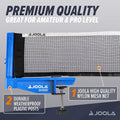 JOOLA Outdoor Weatherproof Table Tennis Net & Post Set Waterproof 72" Ping Pong