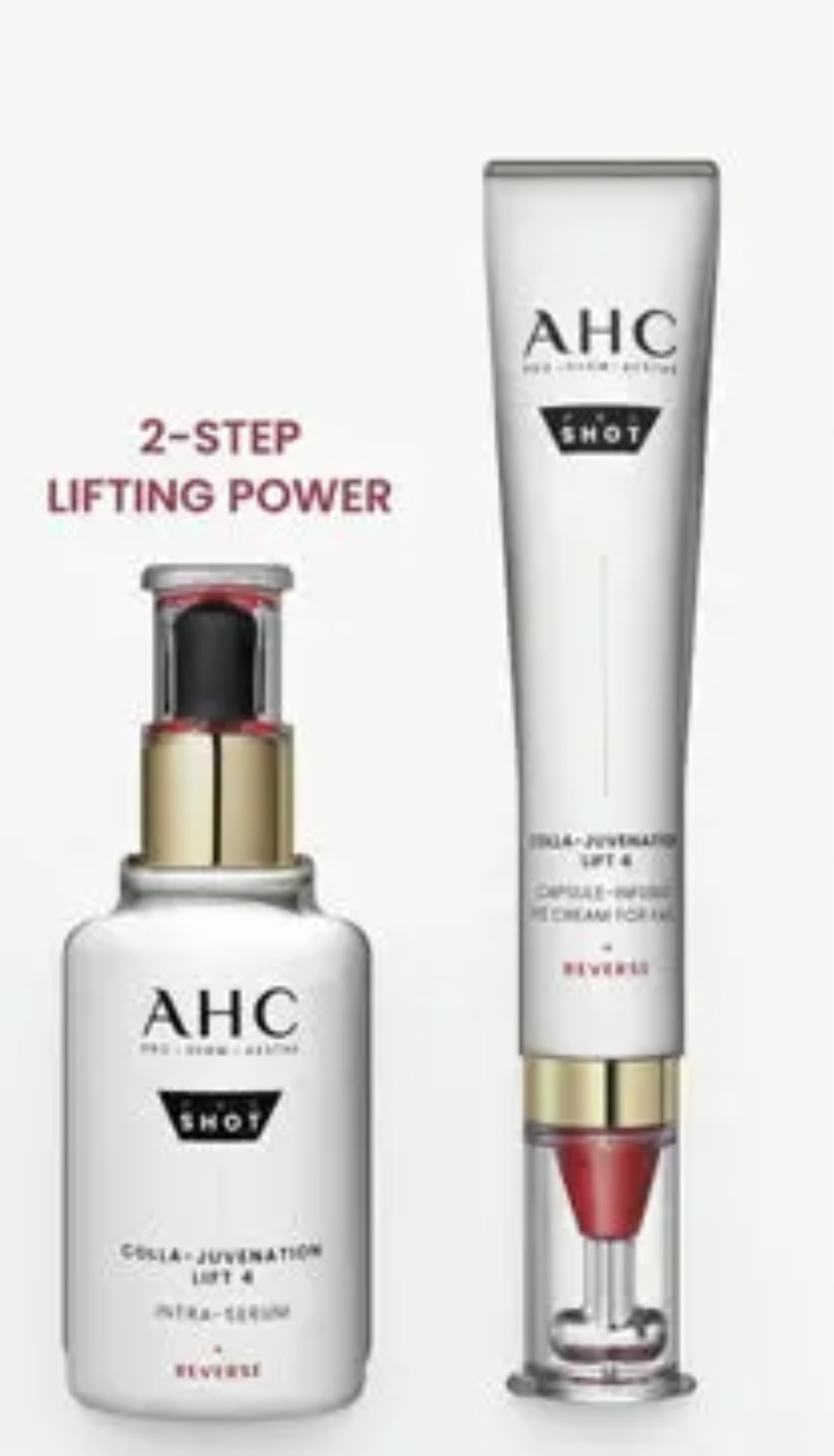 AHC Pro Shot Colla-Juvenation Lift 4 Korean Skin Care + Capsule-Intra Serum set