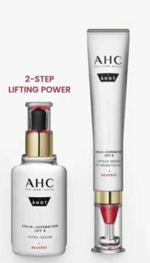 AHC Pro Shot Colla-Juvenation Lift 4 Korean Skin Care + Capsule-Intra Serum set