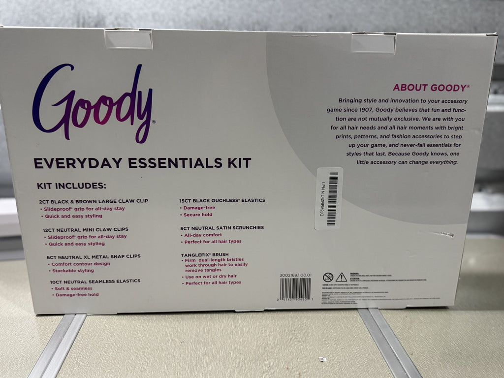 NEW GOODY 51 HAIR ACCESSORIES KIT ALL HAIR TYPES CLIPS, ELASTICS, SCRUNCHIES ETC
