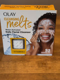 Olay Cleansing Melts Daily Facial Cleanser 32ct Dissolving Pads