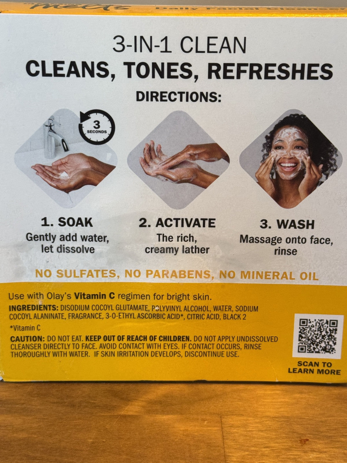 Olay Cleansing Melts Daily Facial Cleanser 32ct Dissolving Pads