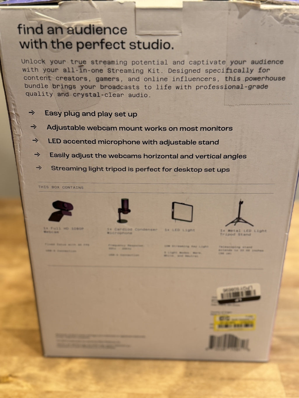 North Complete Creator Streaming Kit Mint Condition HD Web Cam,