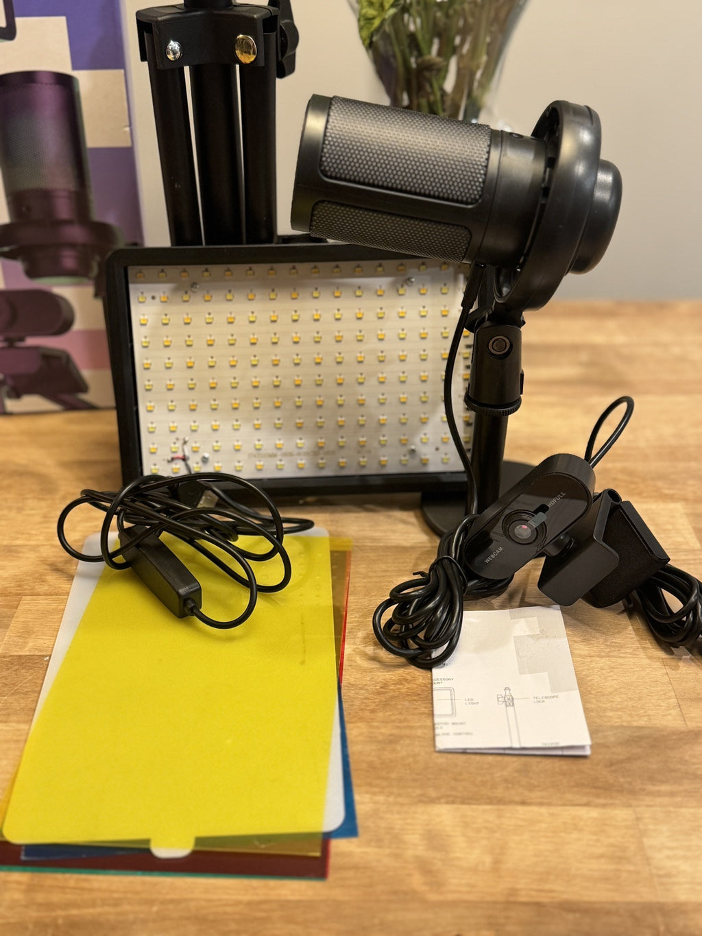 North Complete Creator Streaming Kit Mint Condition HD Web Cam,